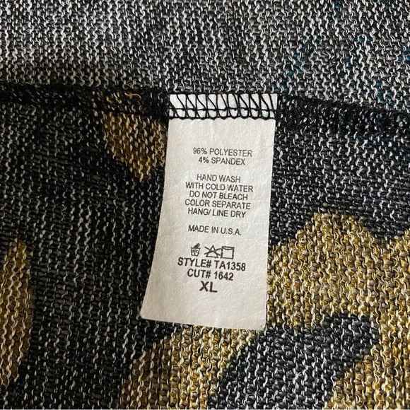 Bombom Black Knit Large Cheetah Spot Top - Picture 6 of 6